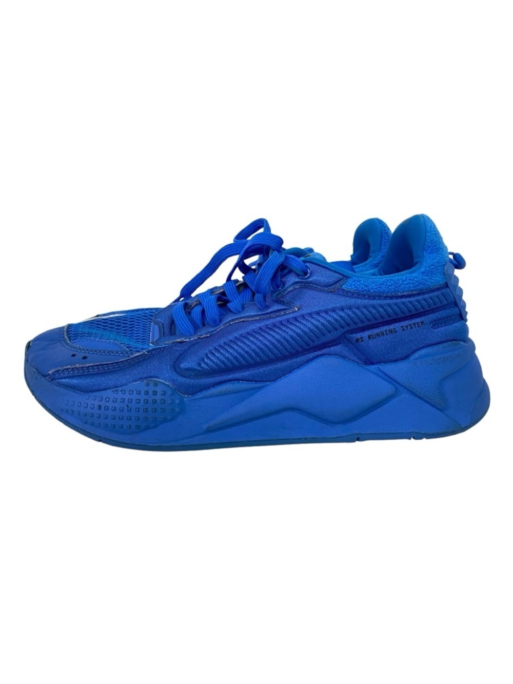 Puma RS X Blue Sneakers Womens Size 10 Sapphire Monochrome Running Shoes Athlete